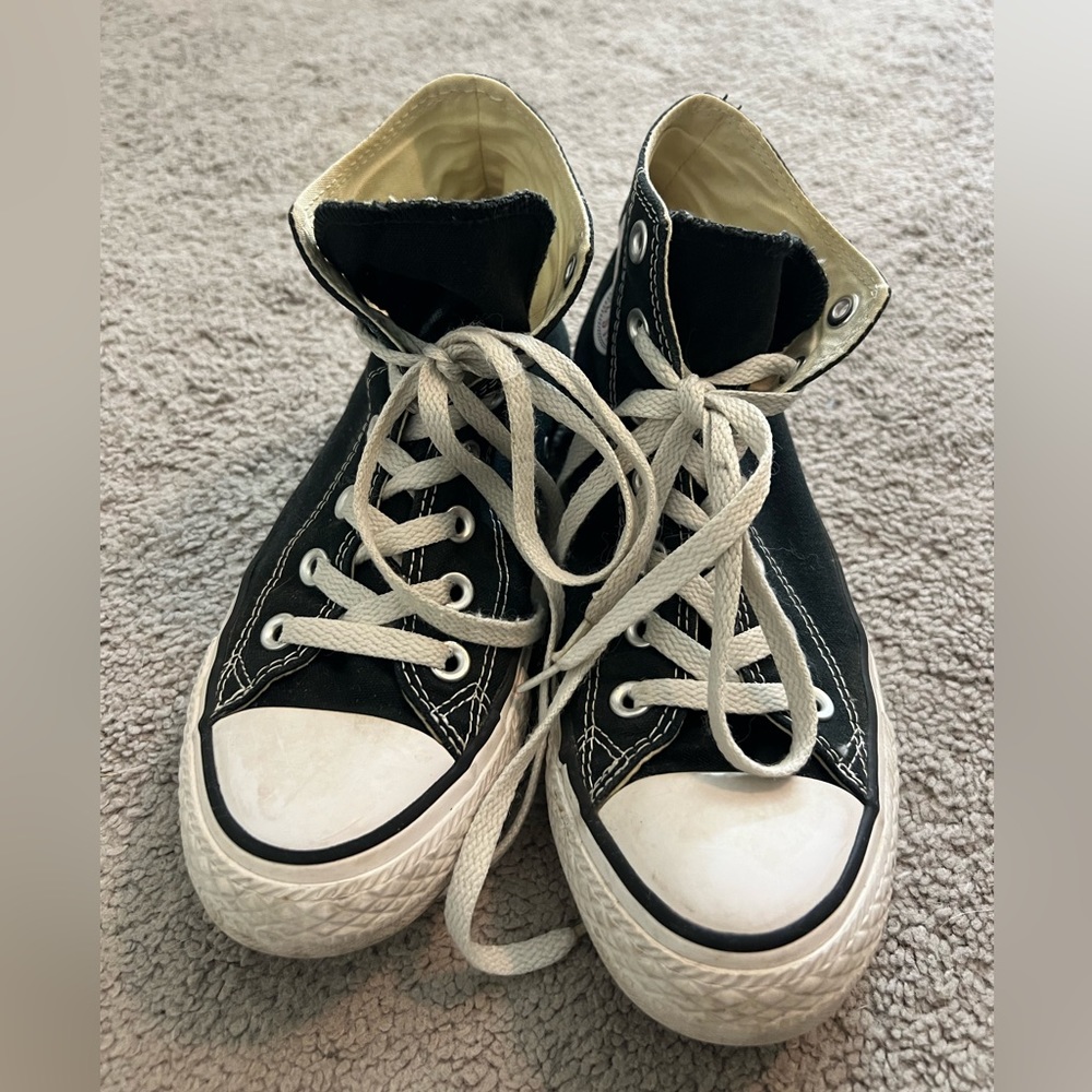 High top black converse